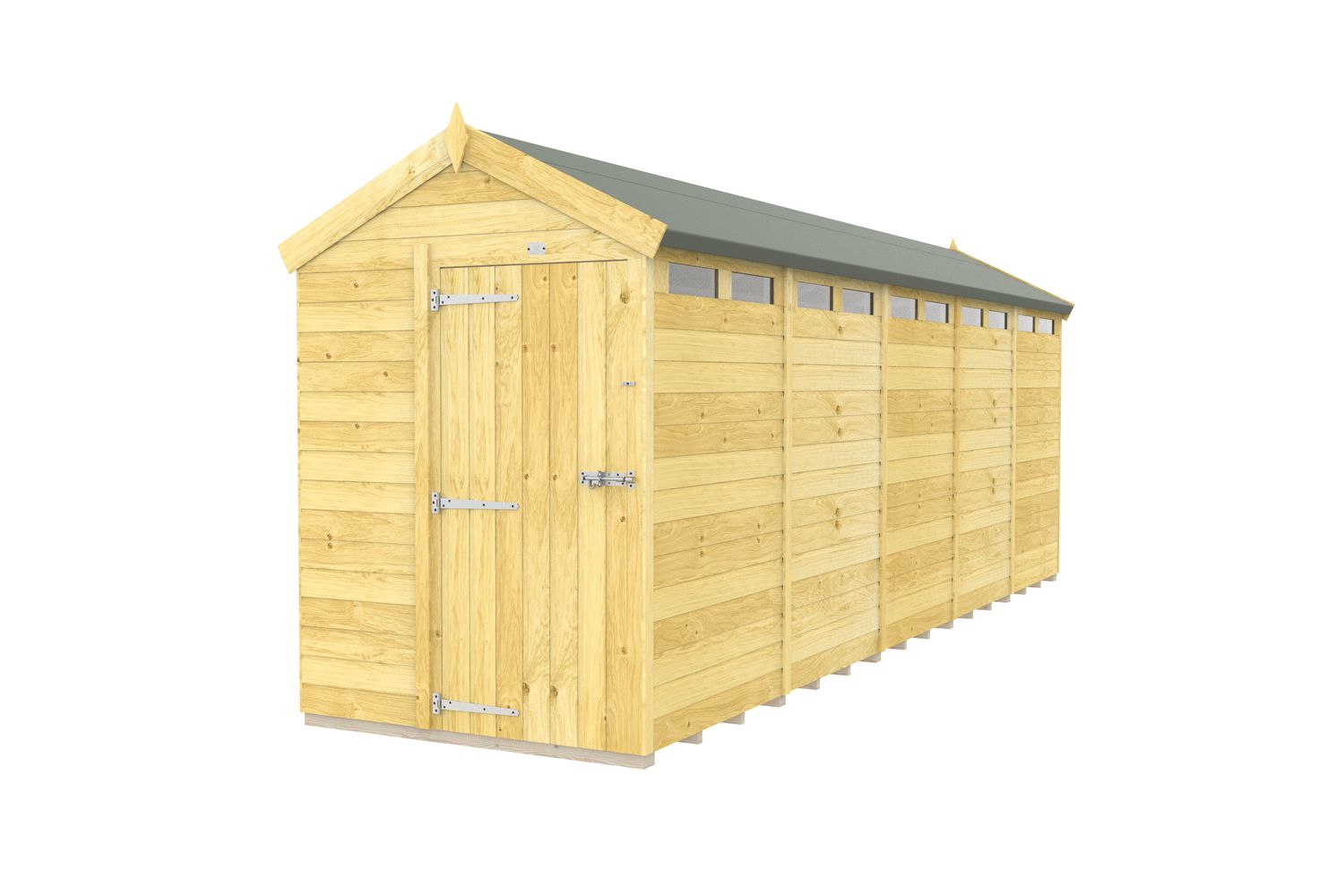 5 X 20 Apex Security Shed