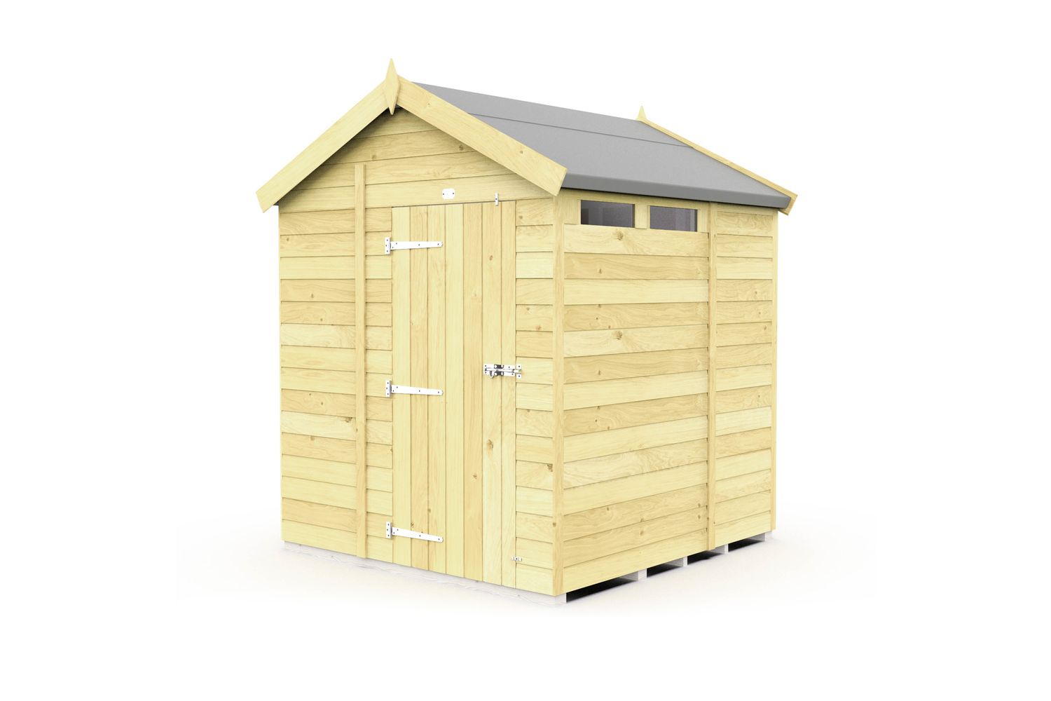 6 X 6 Apex Security Shed