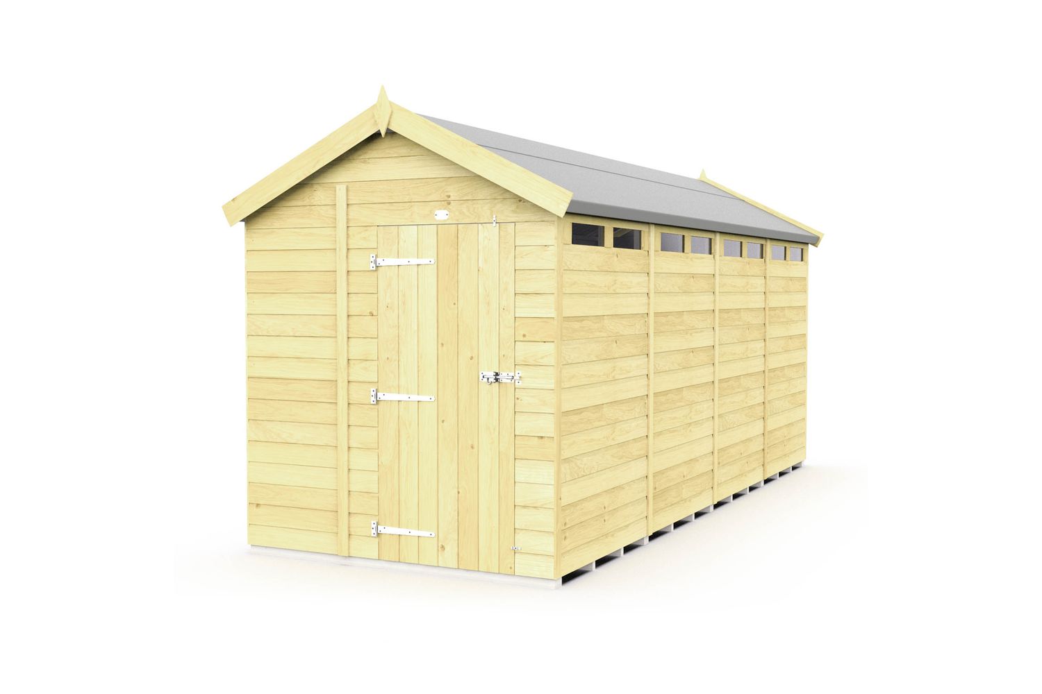 6 X 16 Apex Security Shed