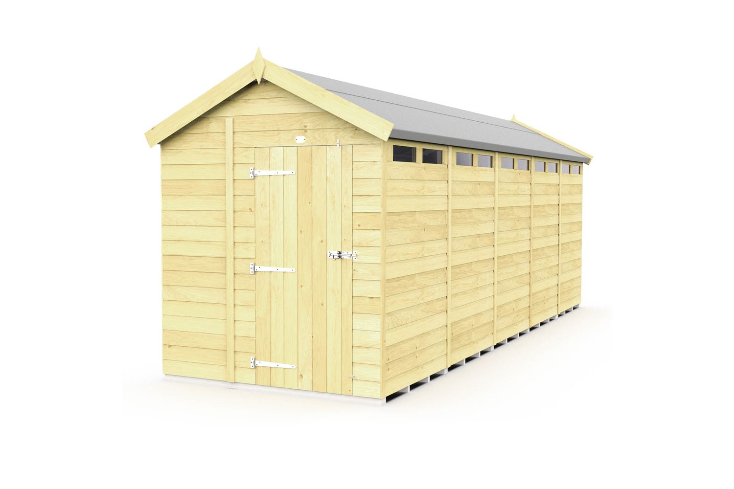 6 X 20 Apex Security Shed