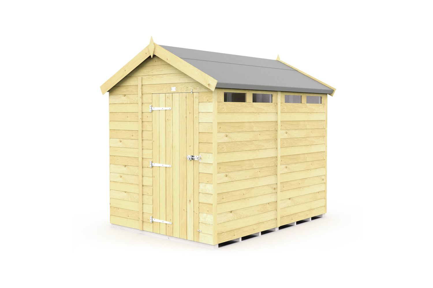 7 X 8 Apex Security Shed