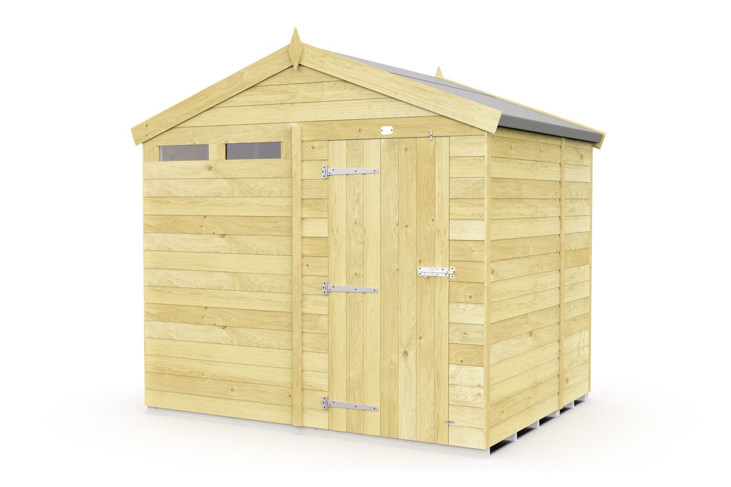8 X 5 Apex Security Shed