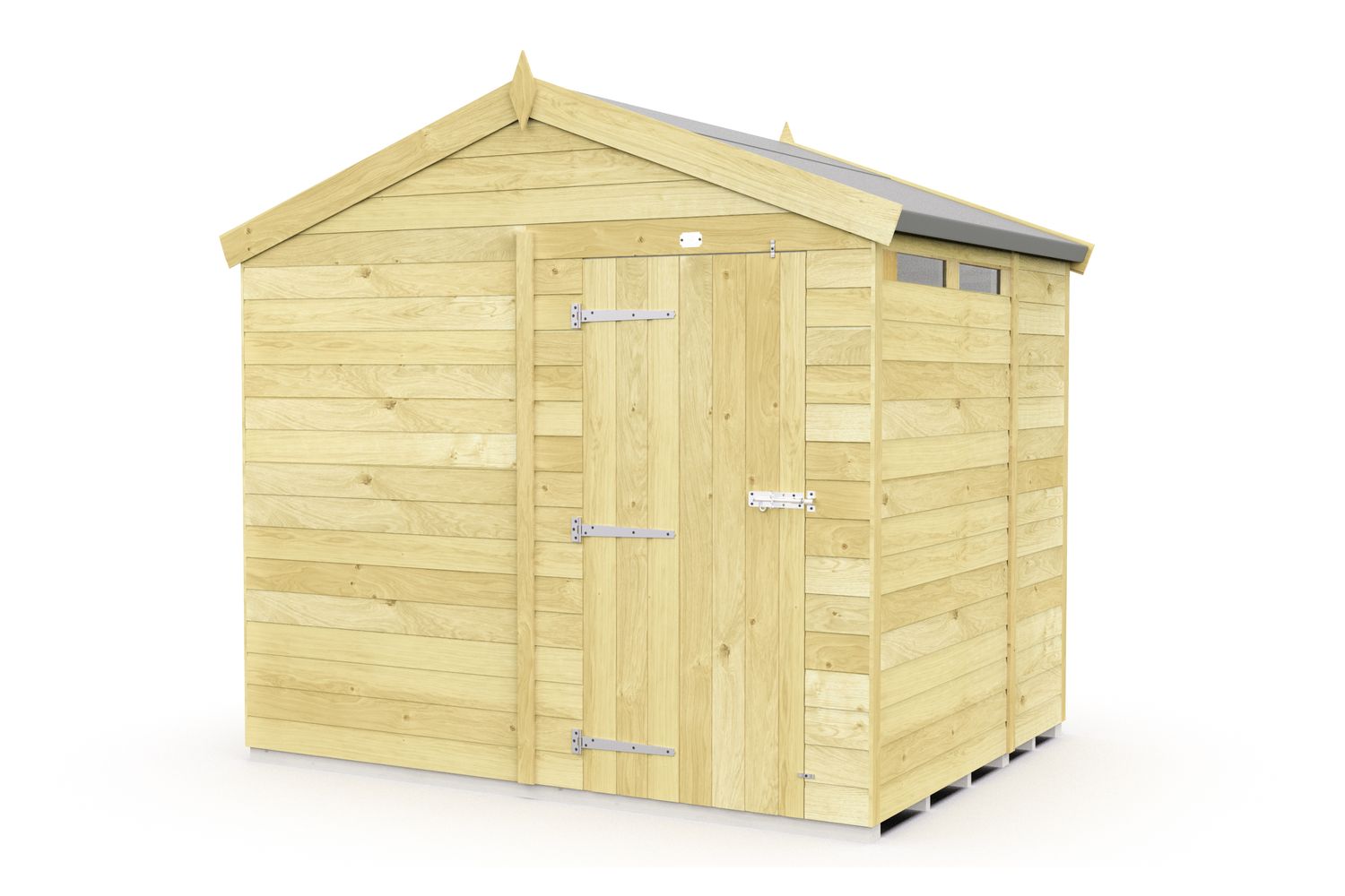 8 X 6 Apex Security Shed