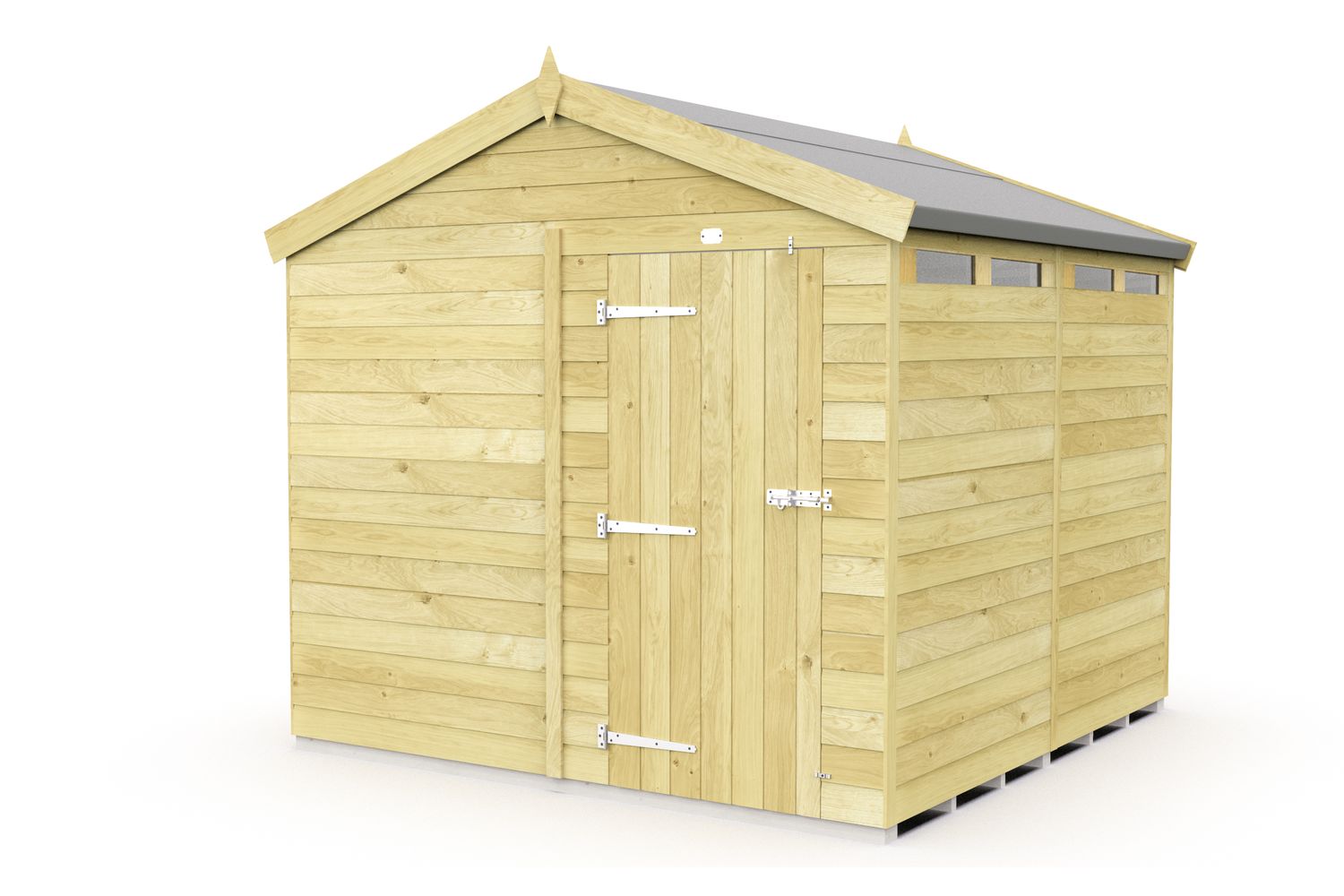 8 X 8 Apex Security Shed