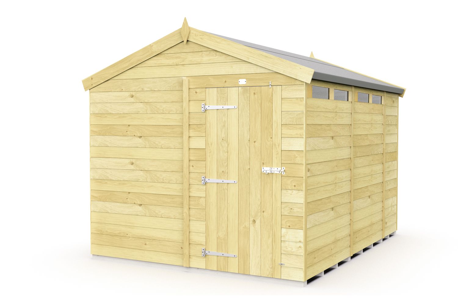 8 X 10 Apex Security Shed