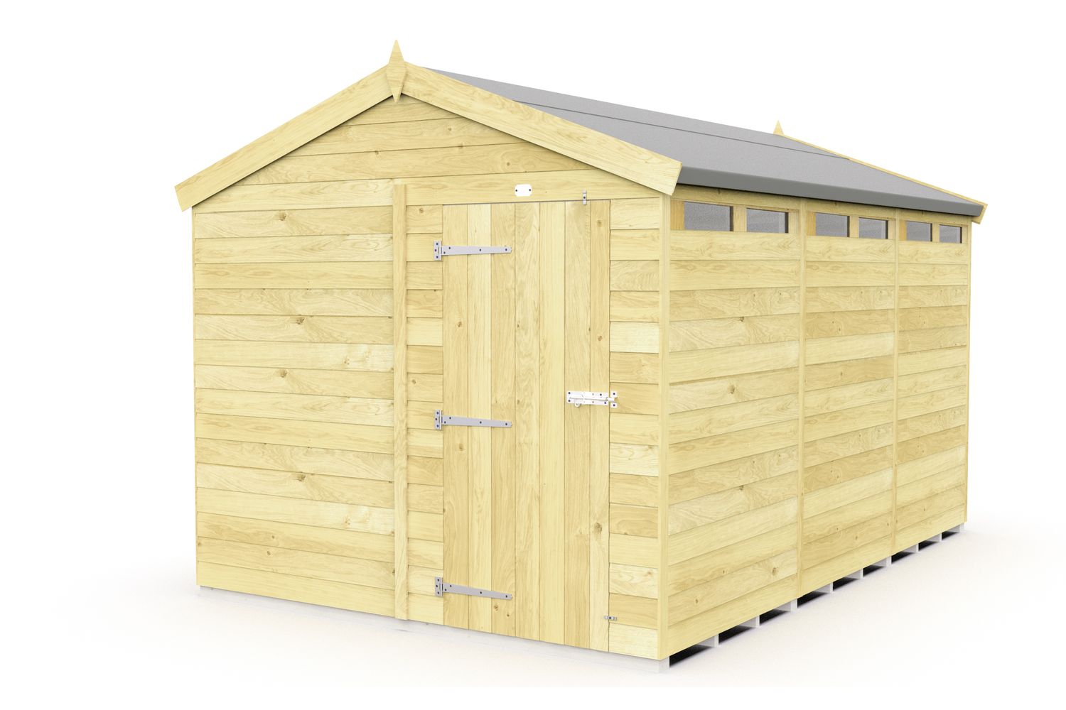 8 X 12 Apex Security Shed