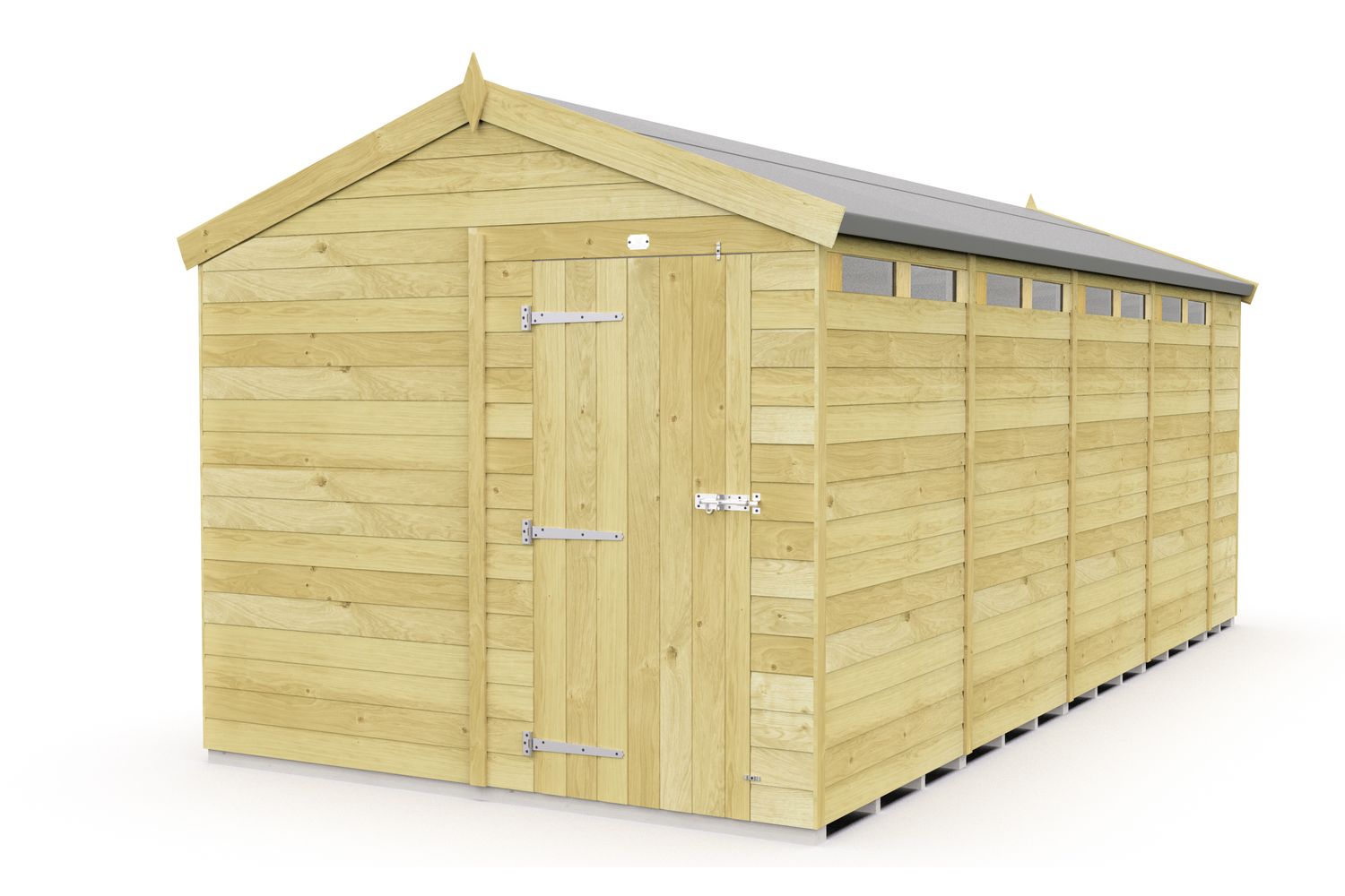 8 X 19 Apex Security Shed