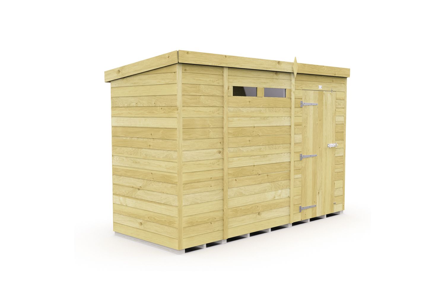 10 X 4 Security Pent Shed