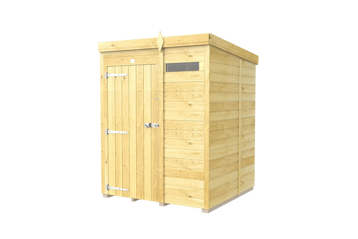 5 X 5 Security Pent Shed