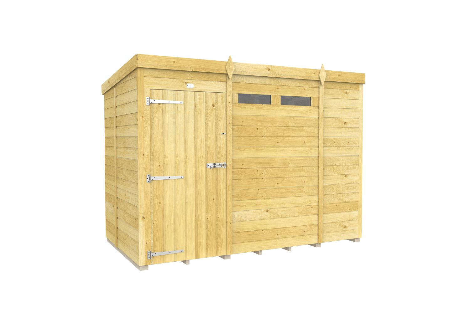 9 X 5 Security Pent Shed