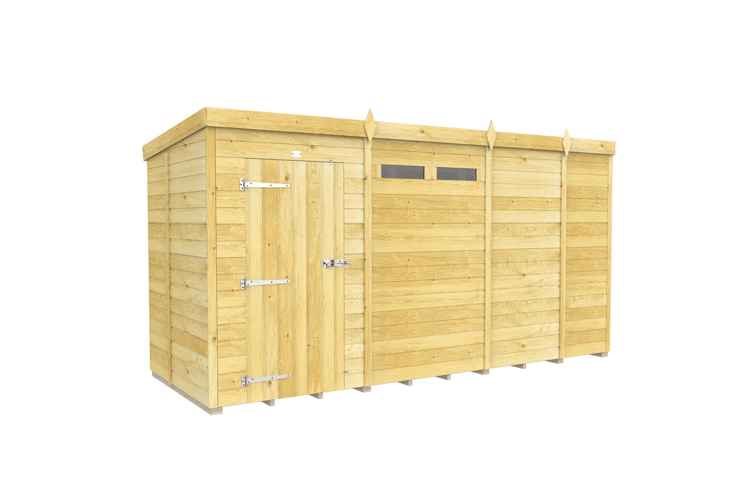 13 X 5 Security Pent Shed