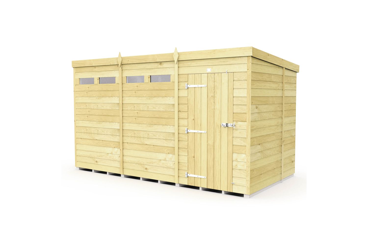 12 X 6 Security Pent Shed