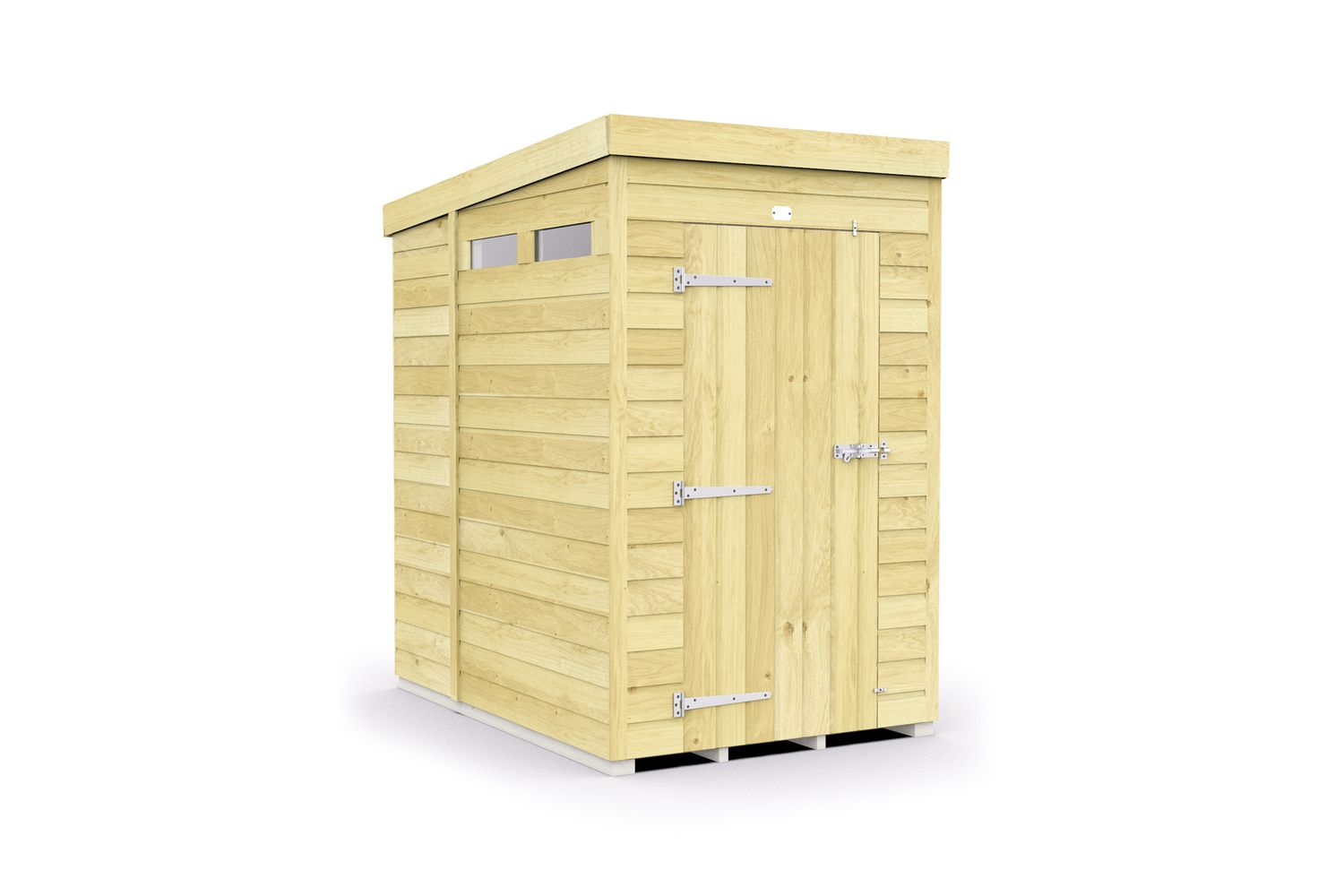 4 X 7 Security Pent Shed