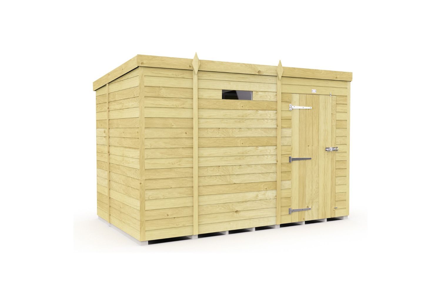 9 X 7 Security Pent Shed