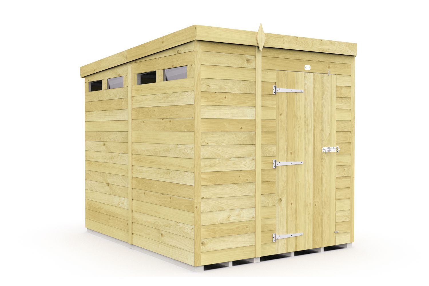 6 X 8 Security Pent Shed
