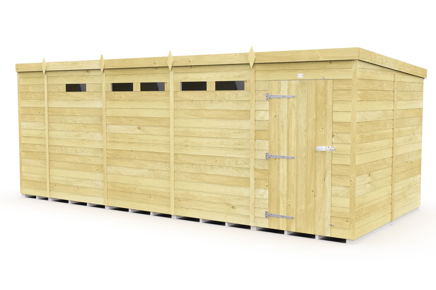 17 X 8 Security Pent Shed