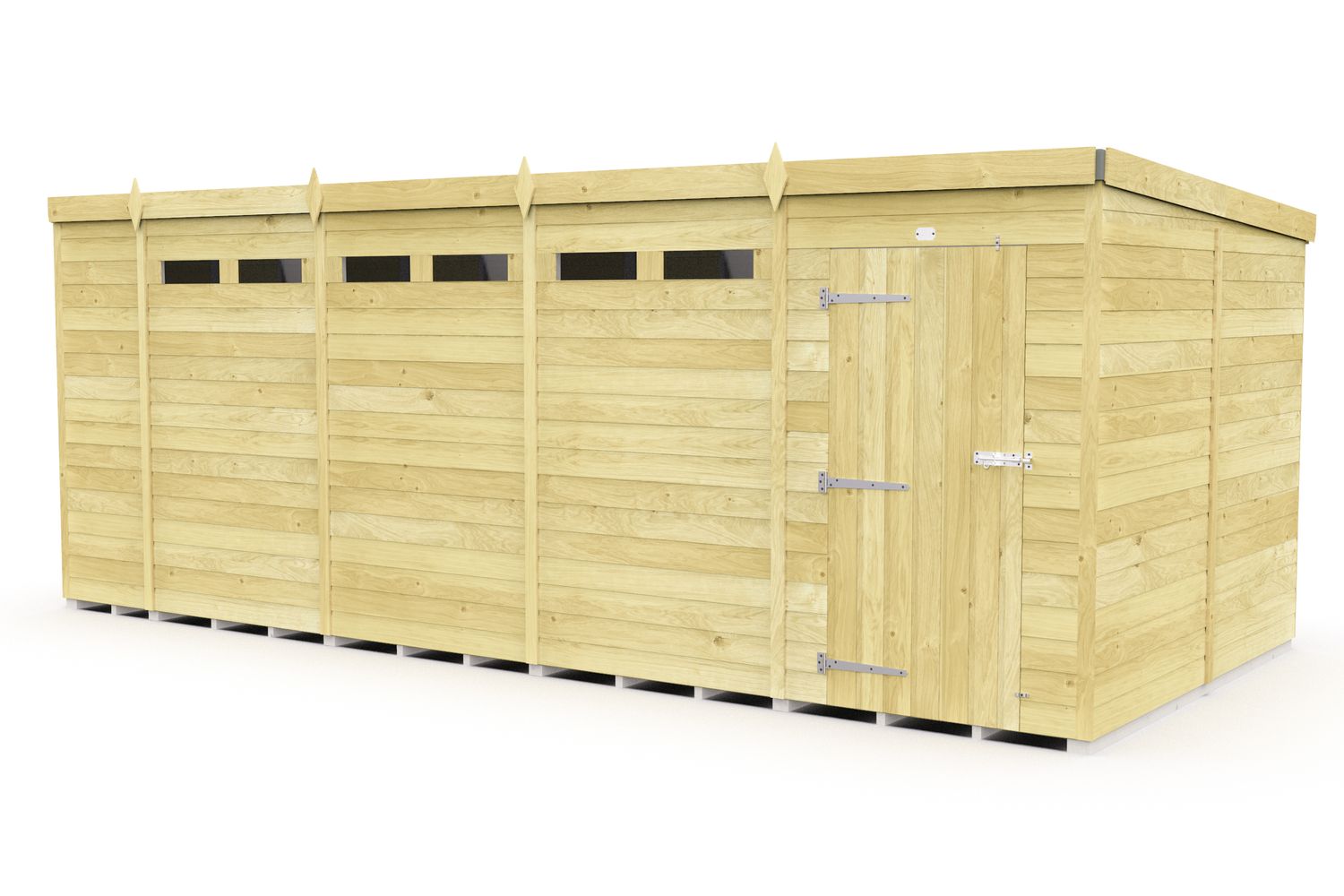 19 X 8 Security Pent Shed