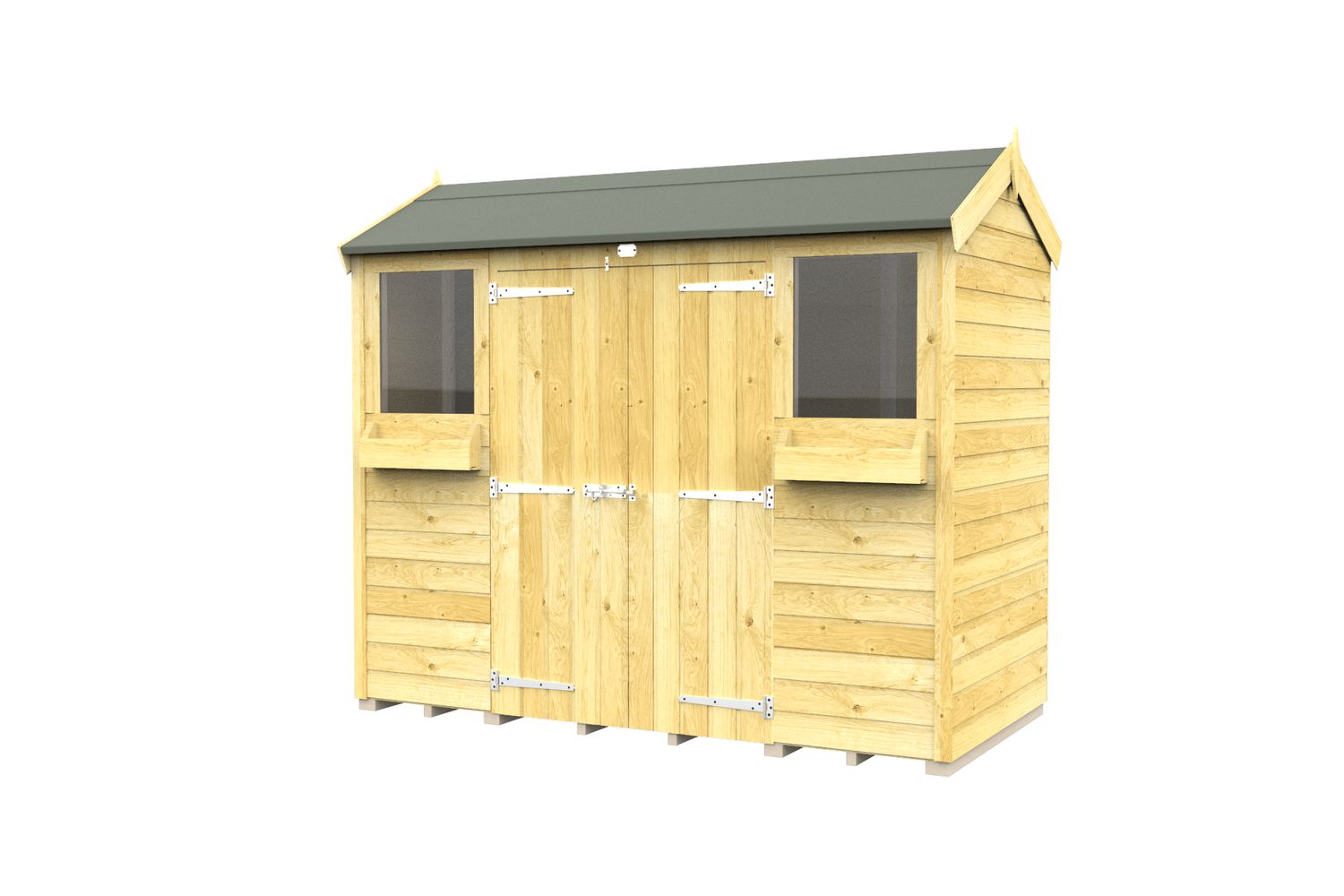 8 X 4 Apex Summer Shed
