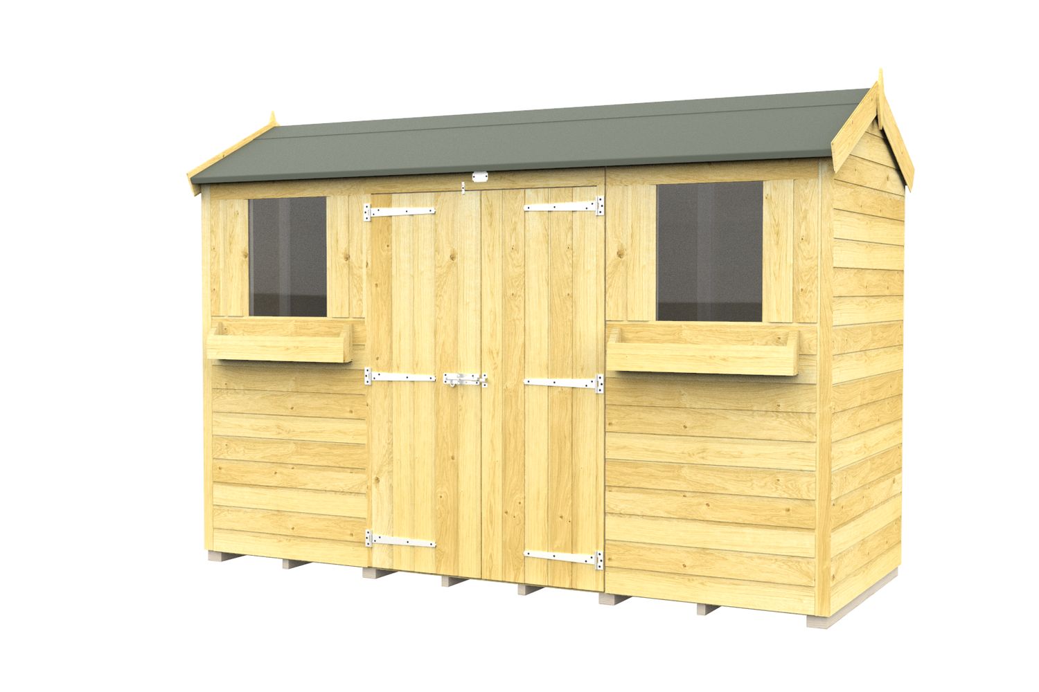 10 X 4 Apex Summer Shed