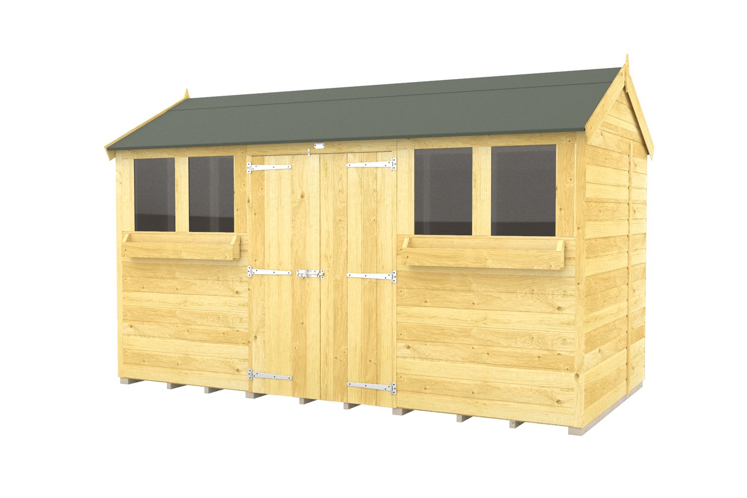 12 X 6 Apex Summer Shed