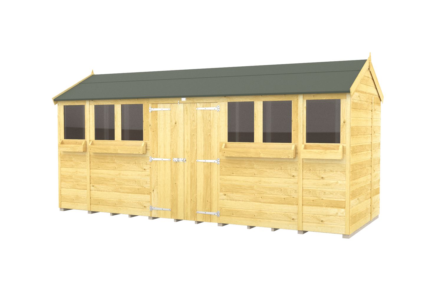16 X 6 Apex Summer Shed