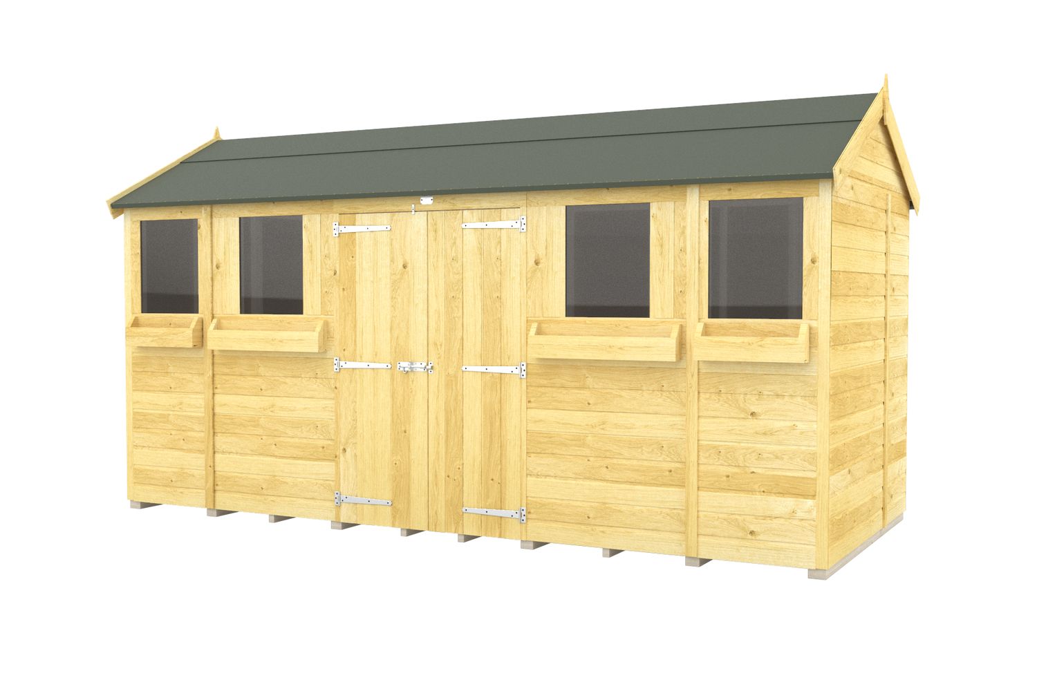 14 X 7 Apex Summer Shed