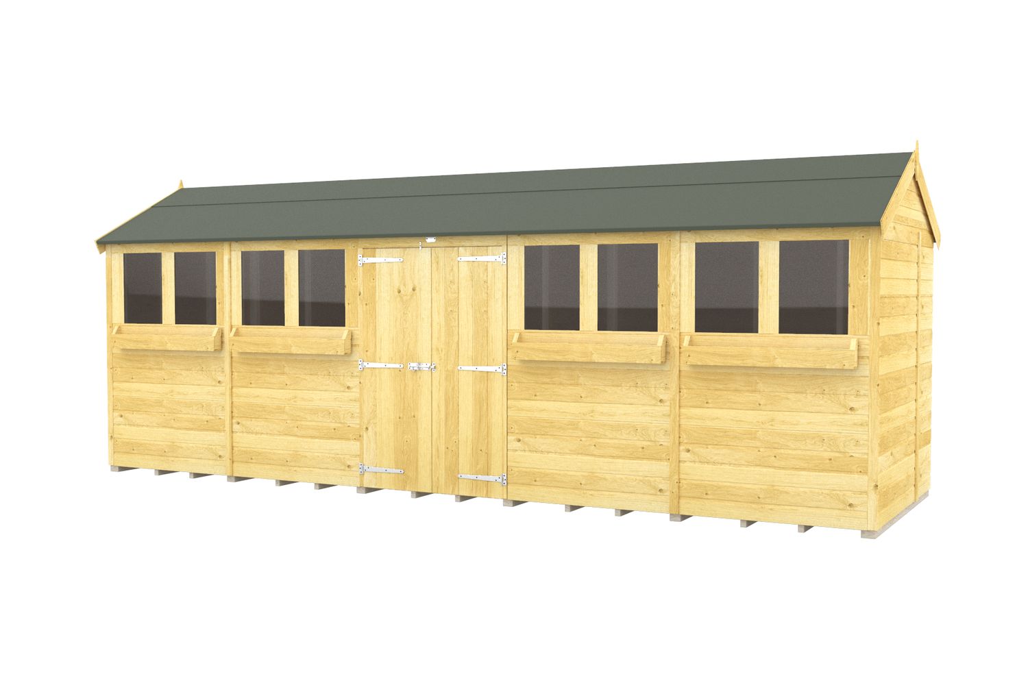 20 X 8 Apex Summer Shed