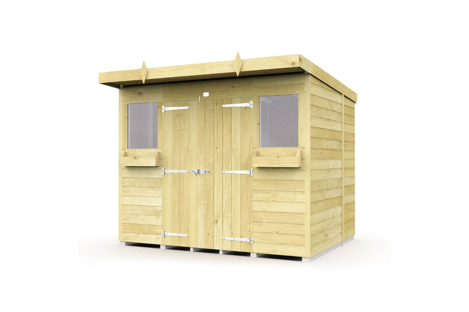 8 X 7 Summer Pent Shed