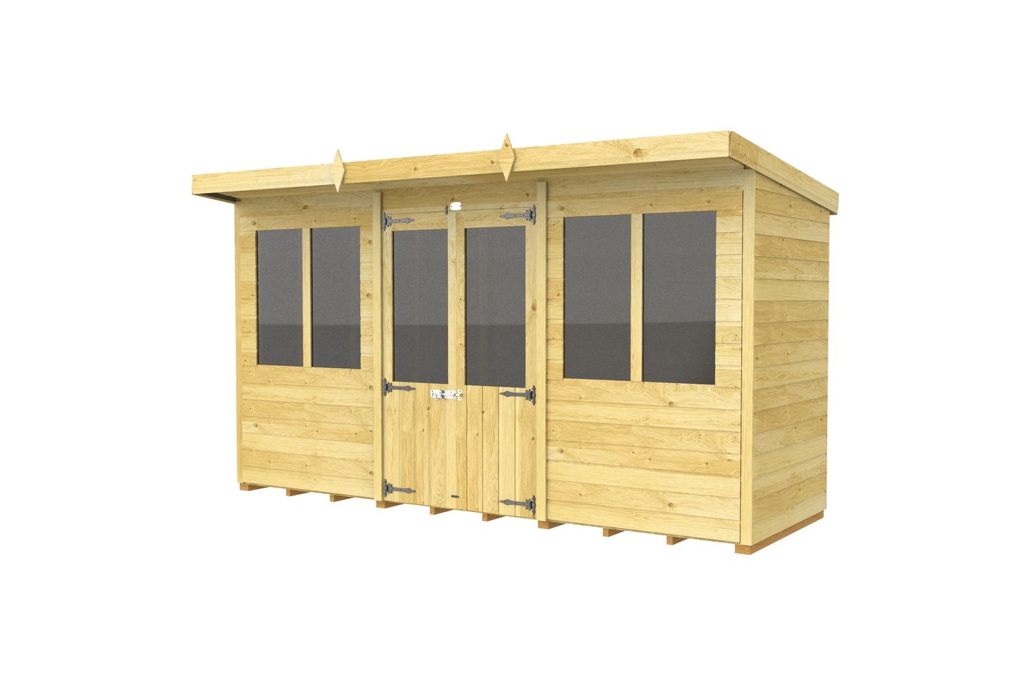 12 X 4 Pent Summer House