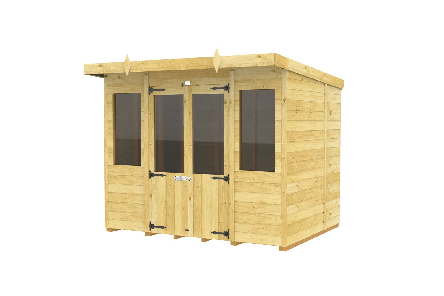8 X 8 Pent Summer House