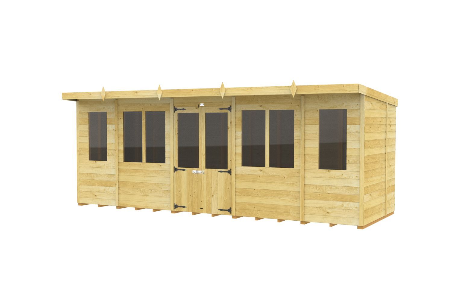 18 X 8 Pent Summer House