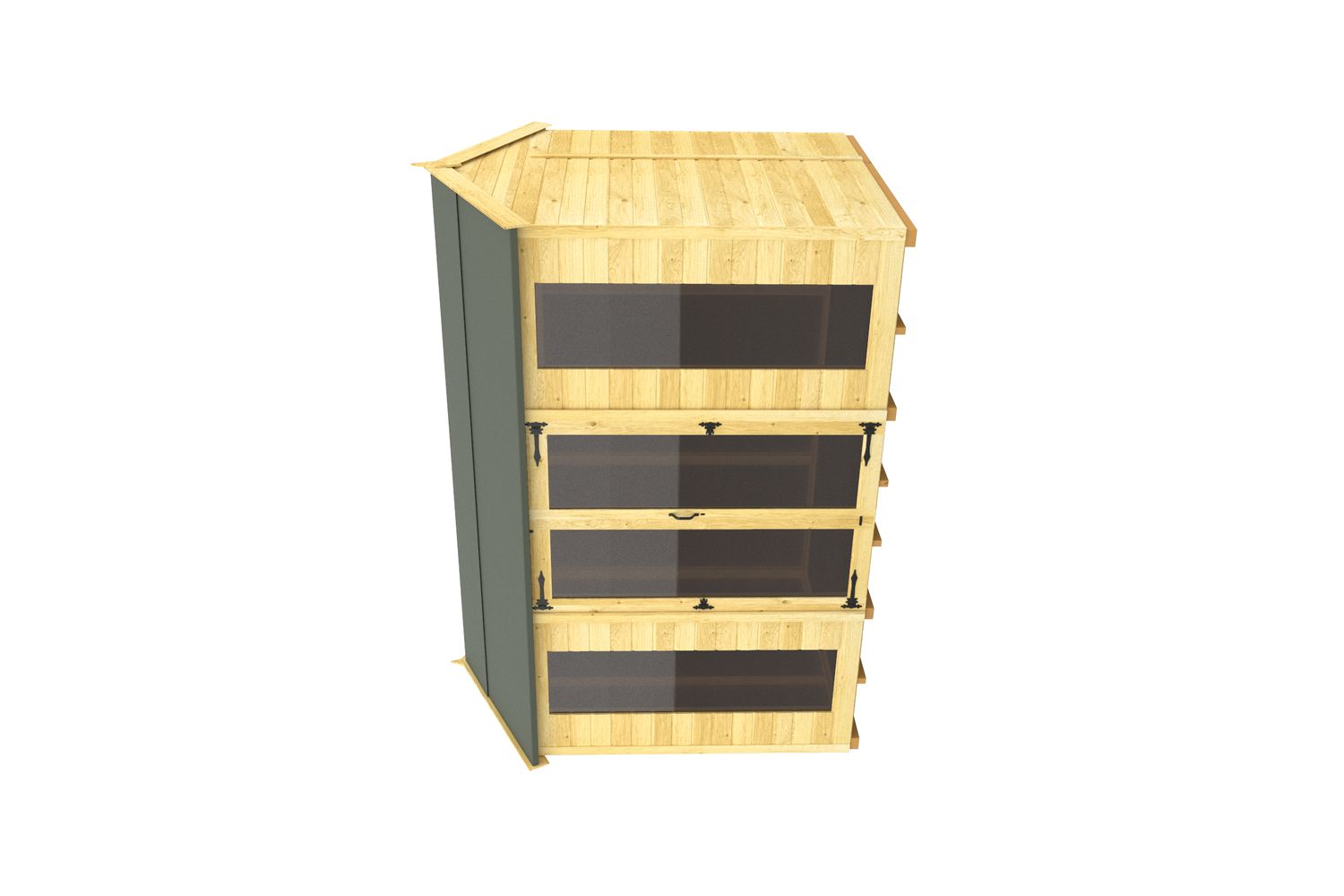 10 X 6 Apex Summer House Full Height Window