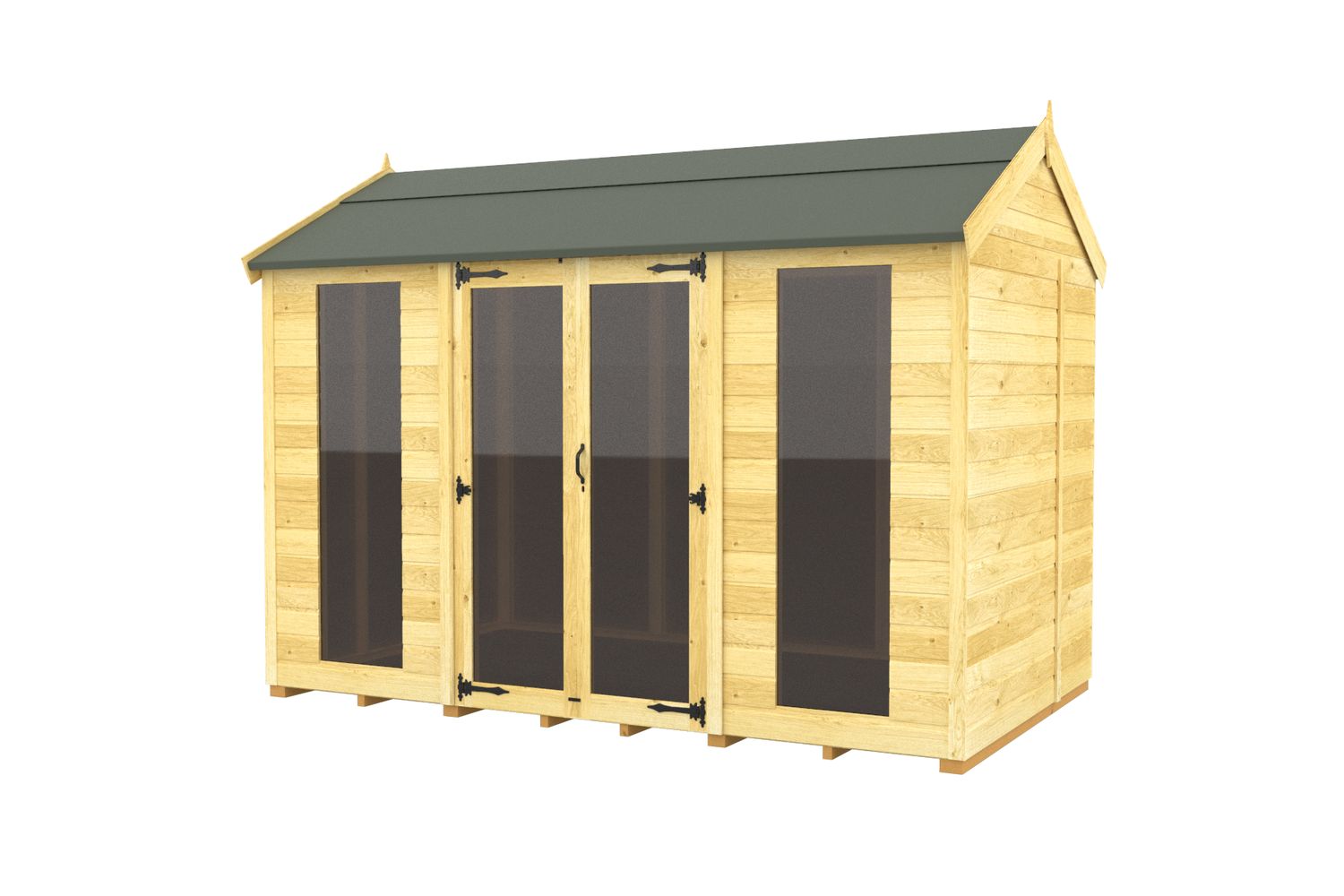 10 X 8 Apex Summer House Full Height Window