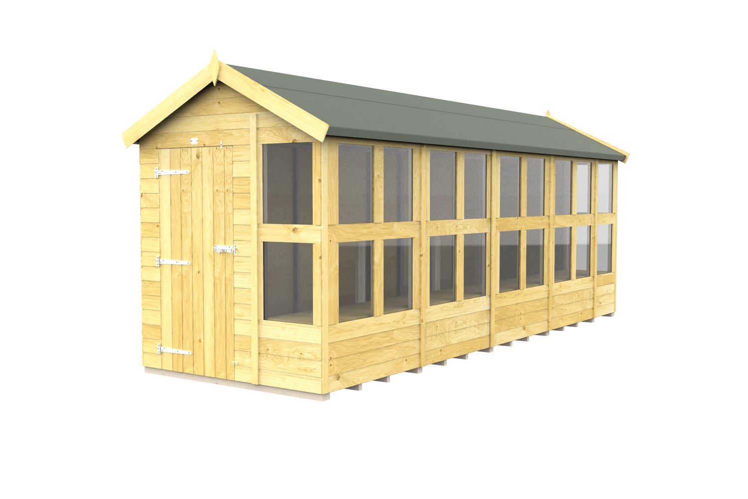 6 X 18 Apex Potting Shed