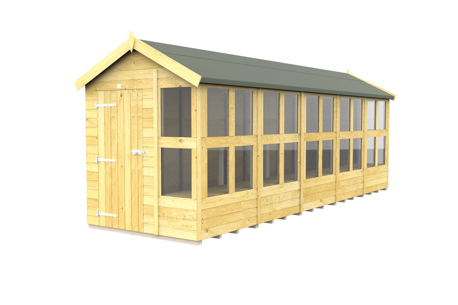 6 X 20 Apex Potting Shed