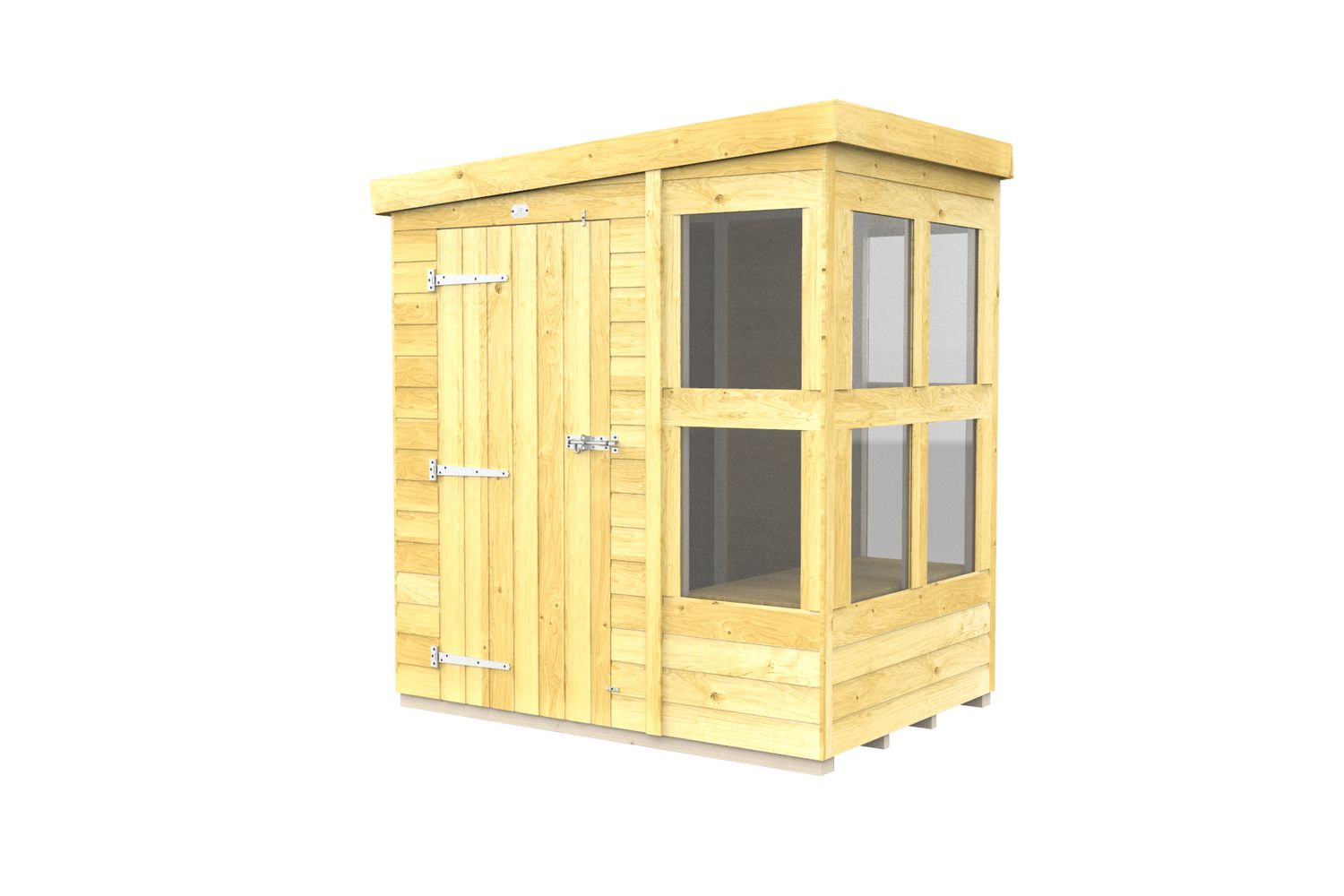 6 X 4 Pent Potting Shed