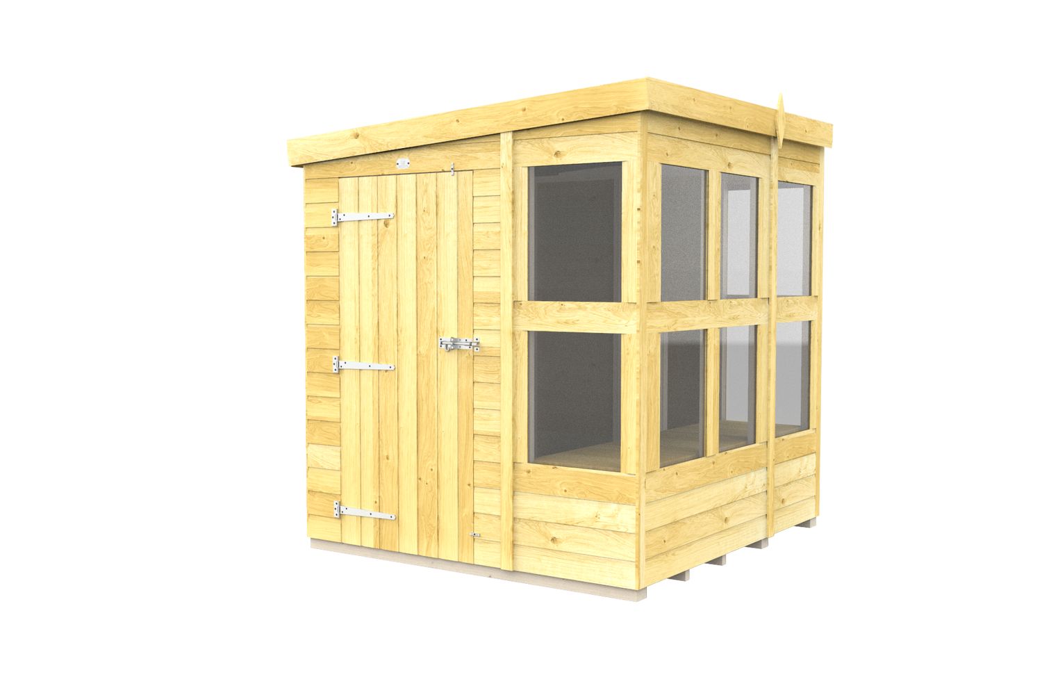 6 X 6 Pent Potting Shed