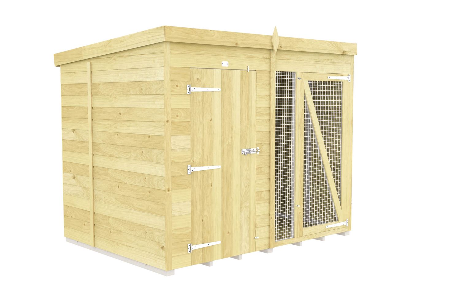 8 X 6 Dog Kennel And Run Full Height