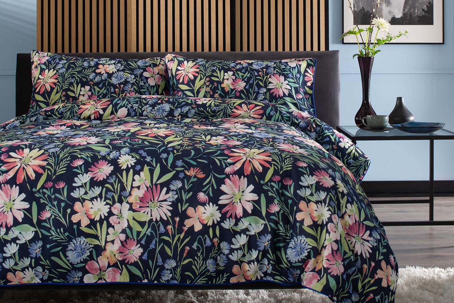 Deyongs | Spring Flowers Duvet Cover Set | Multicolour | Double