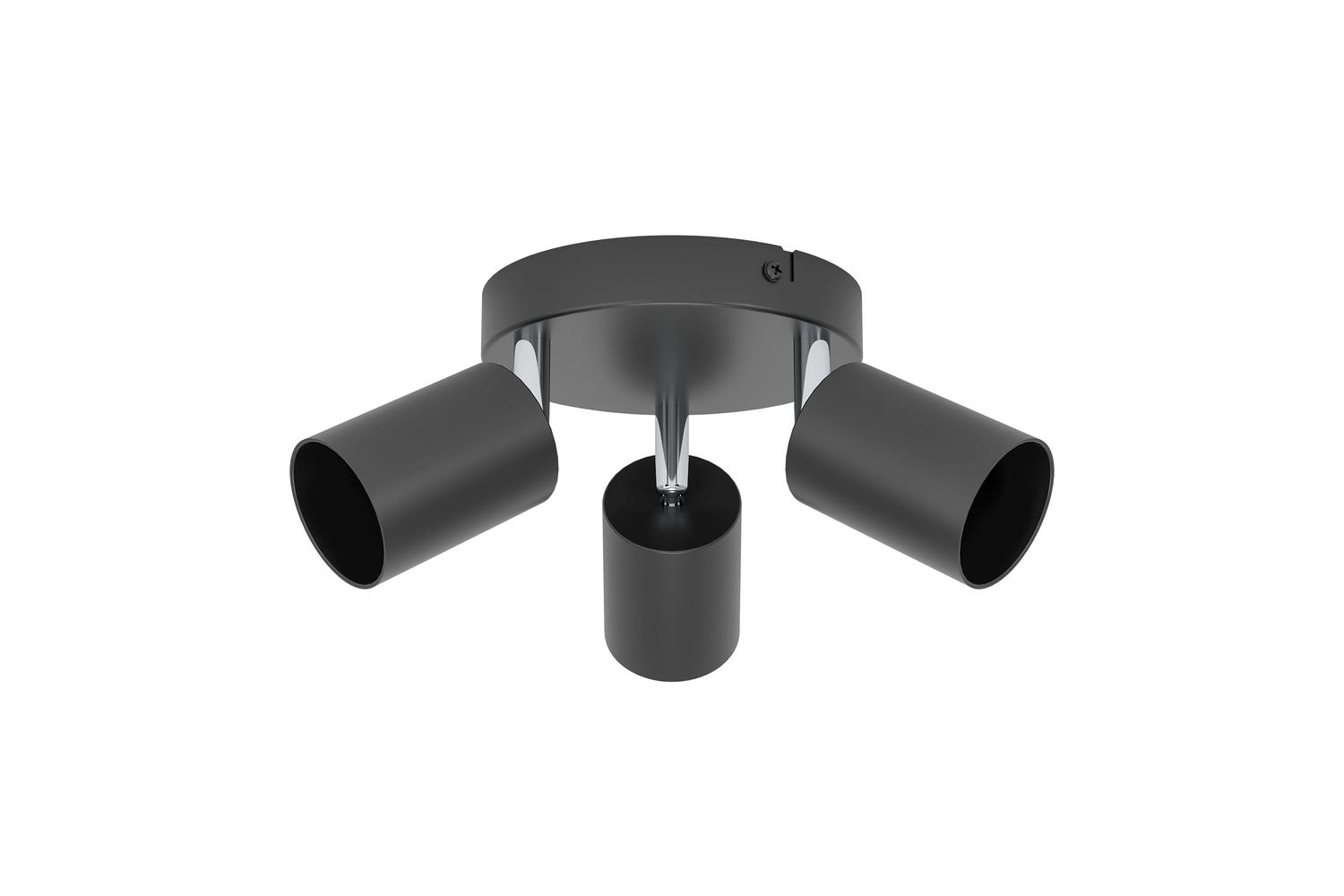 Eglo | Basic Reciso-e Eco Friendly 3-light Spotlight | Black