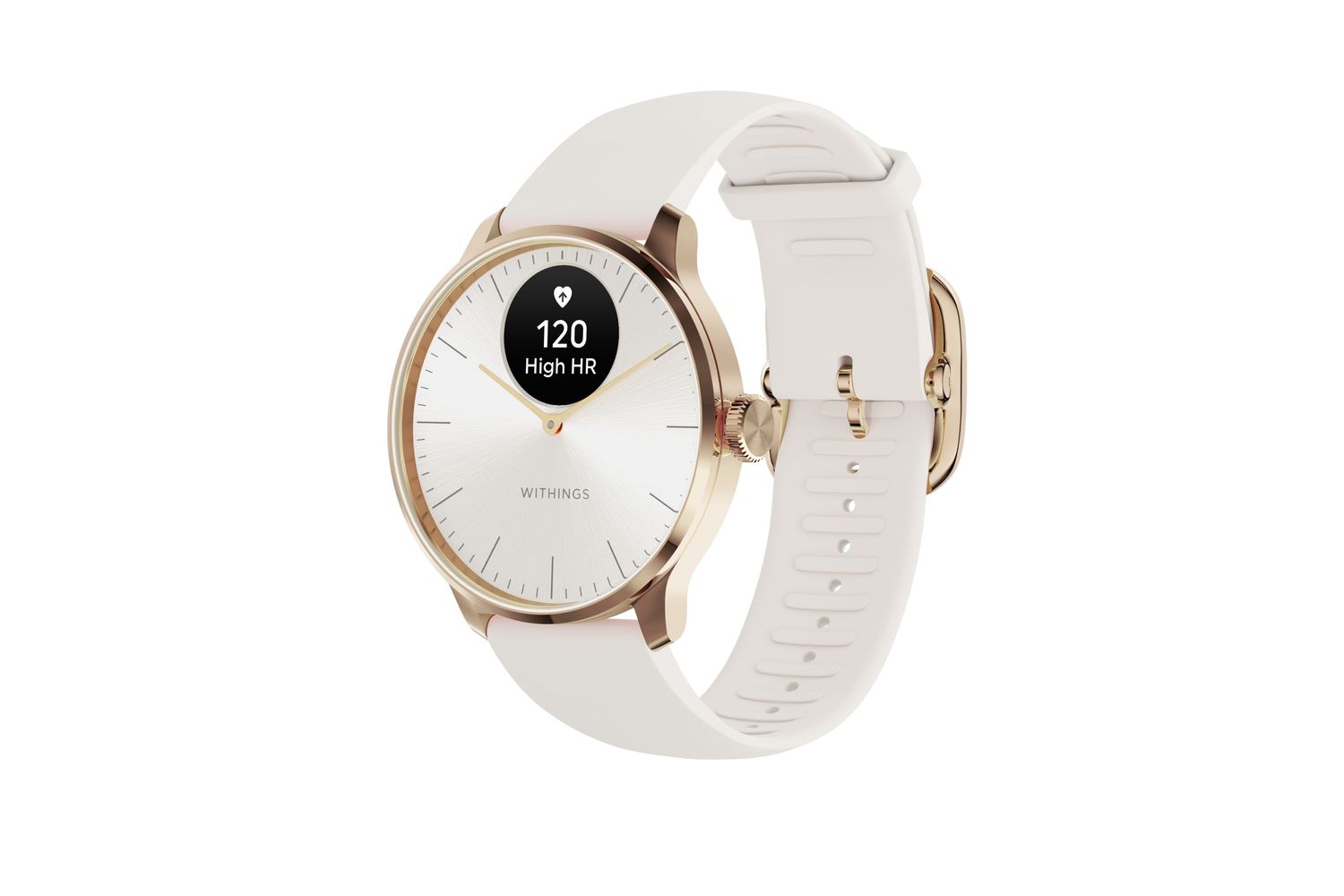 Withings Scanwatch Light | Rose Gold/White
