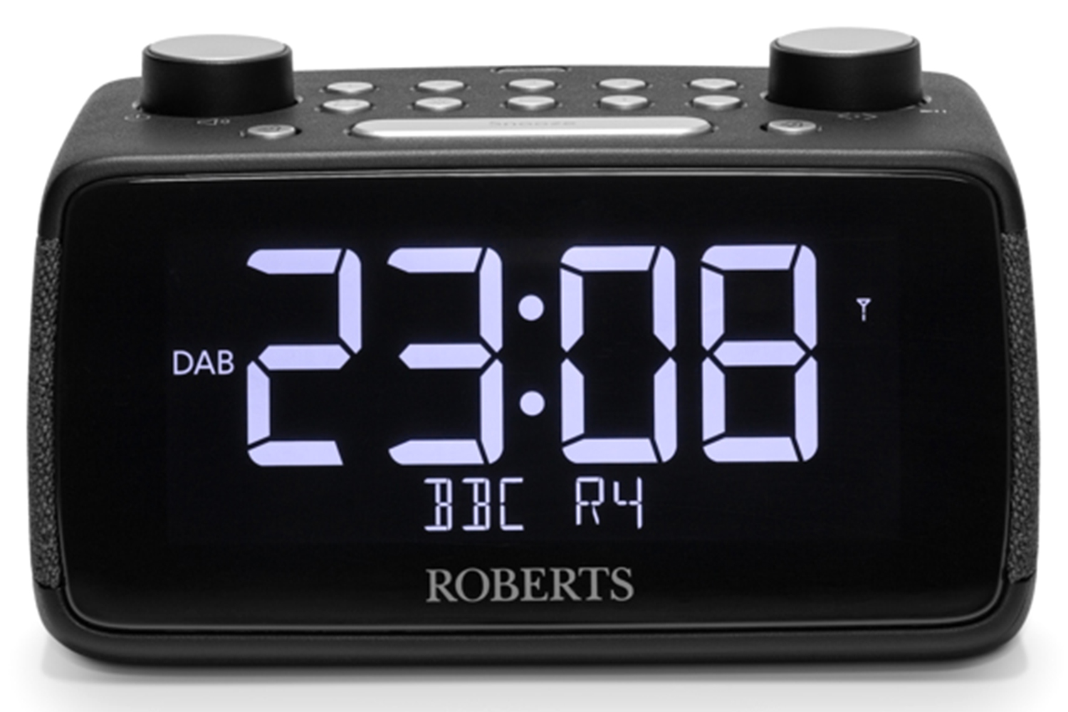 Roberts Ortus 4 FM Dual Alarm Clock Radio | Black