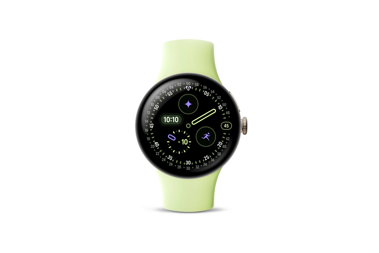 Google Pixel Watch 4 | 41mm | WiFi | Lemongrass & Champagne Gold