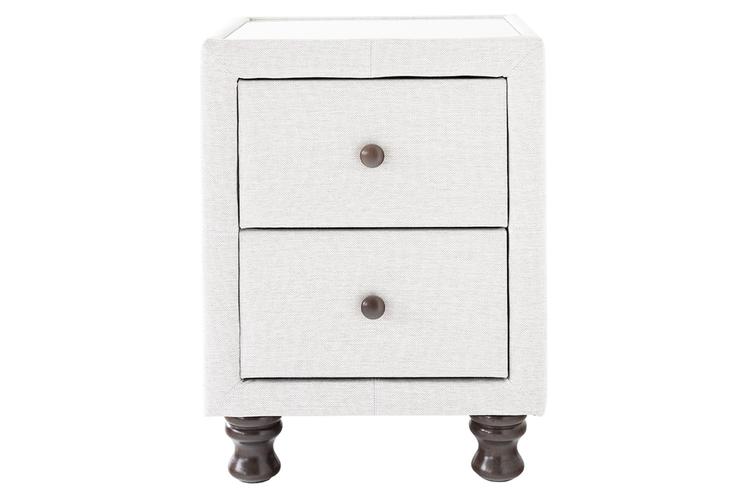 Shelbourne Bedside Locker | 2 Drawer | Oat