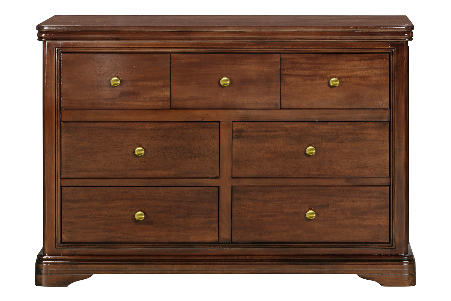 Deauville Dresser | 7 Drawer | Brown