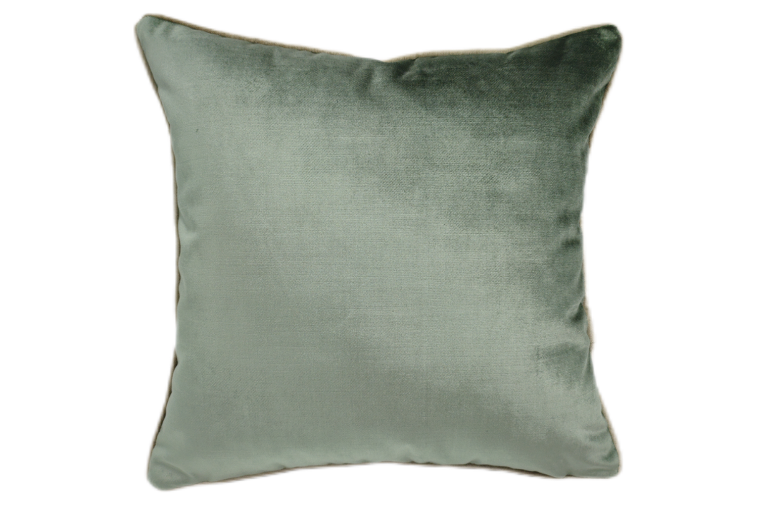 Double Side Velvet Cushion | Sage | 43 x 43 cm