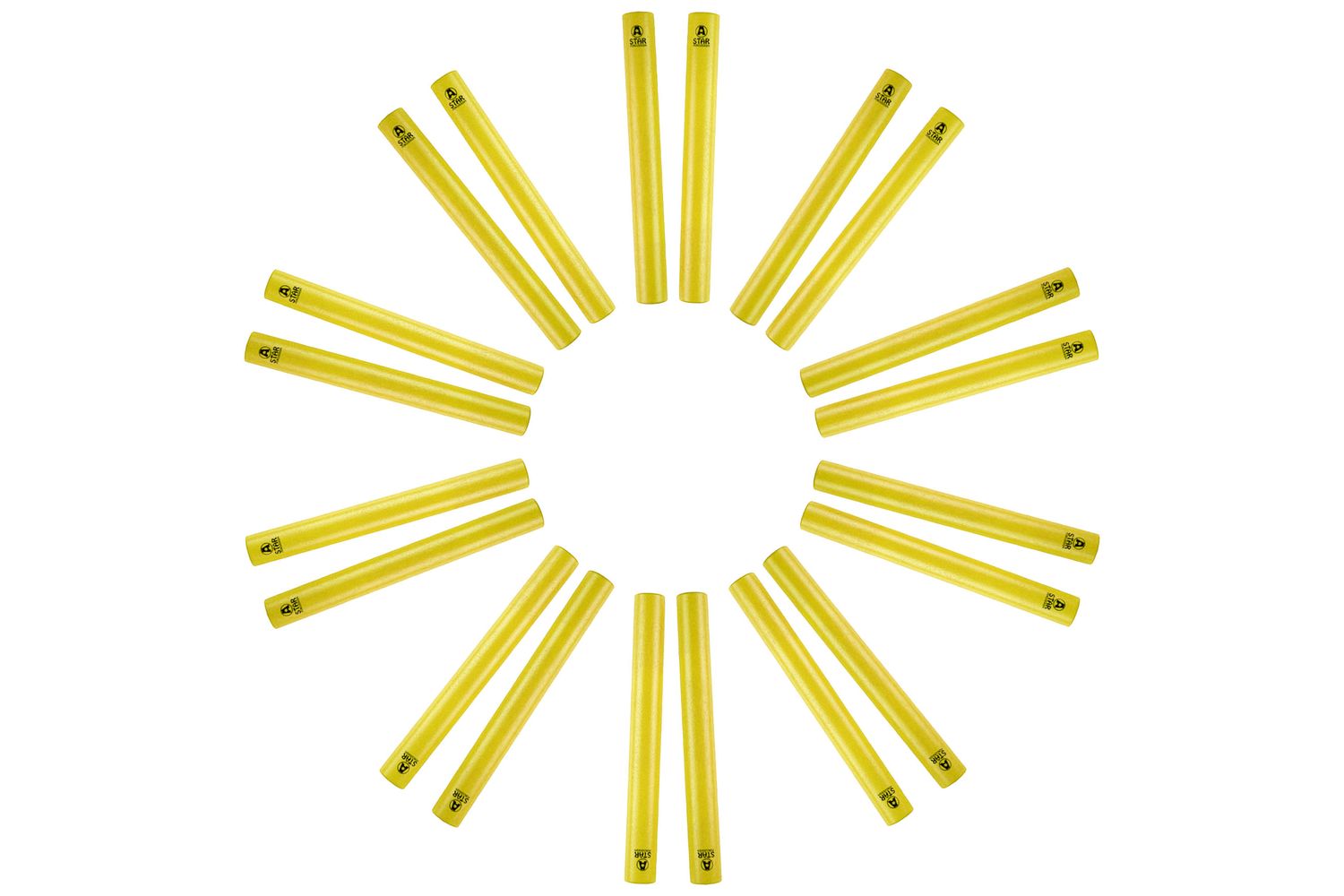 A-star Claves - Yellow - 10 Pairs