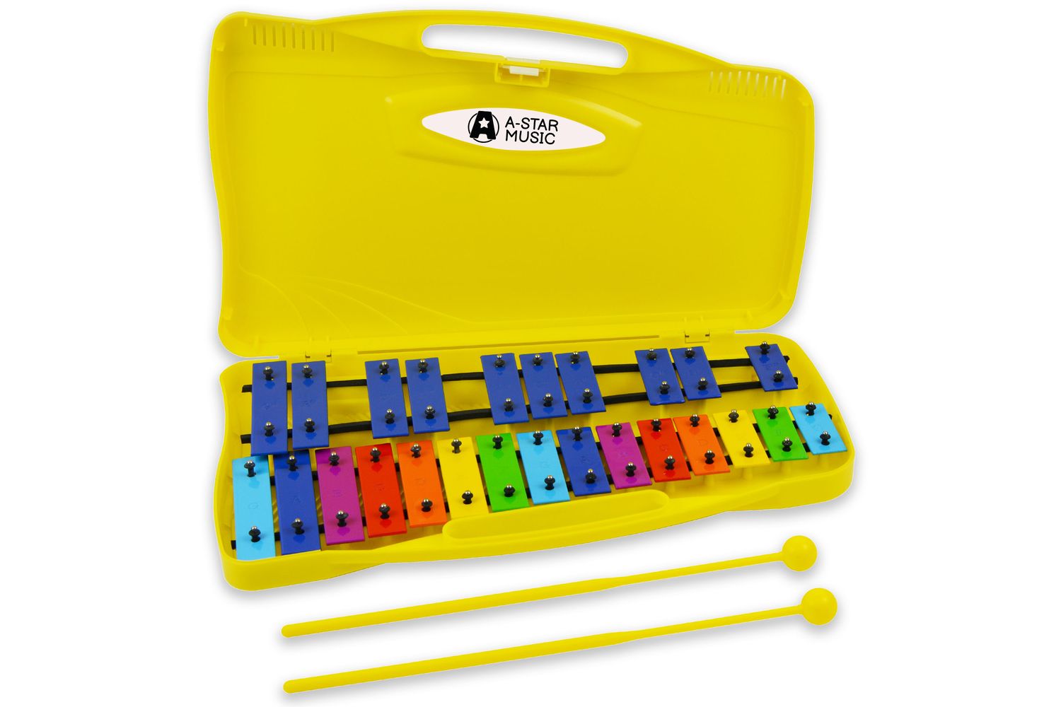 A-star 25 Note Chromatic Glockenspiel - Rainbow