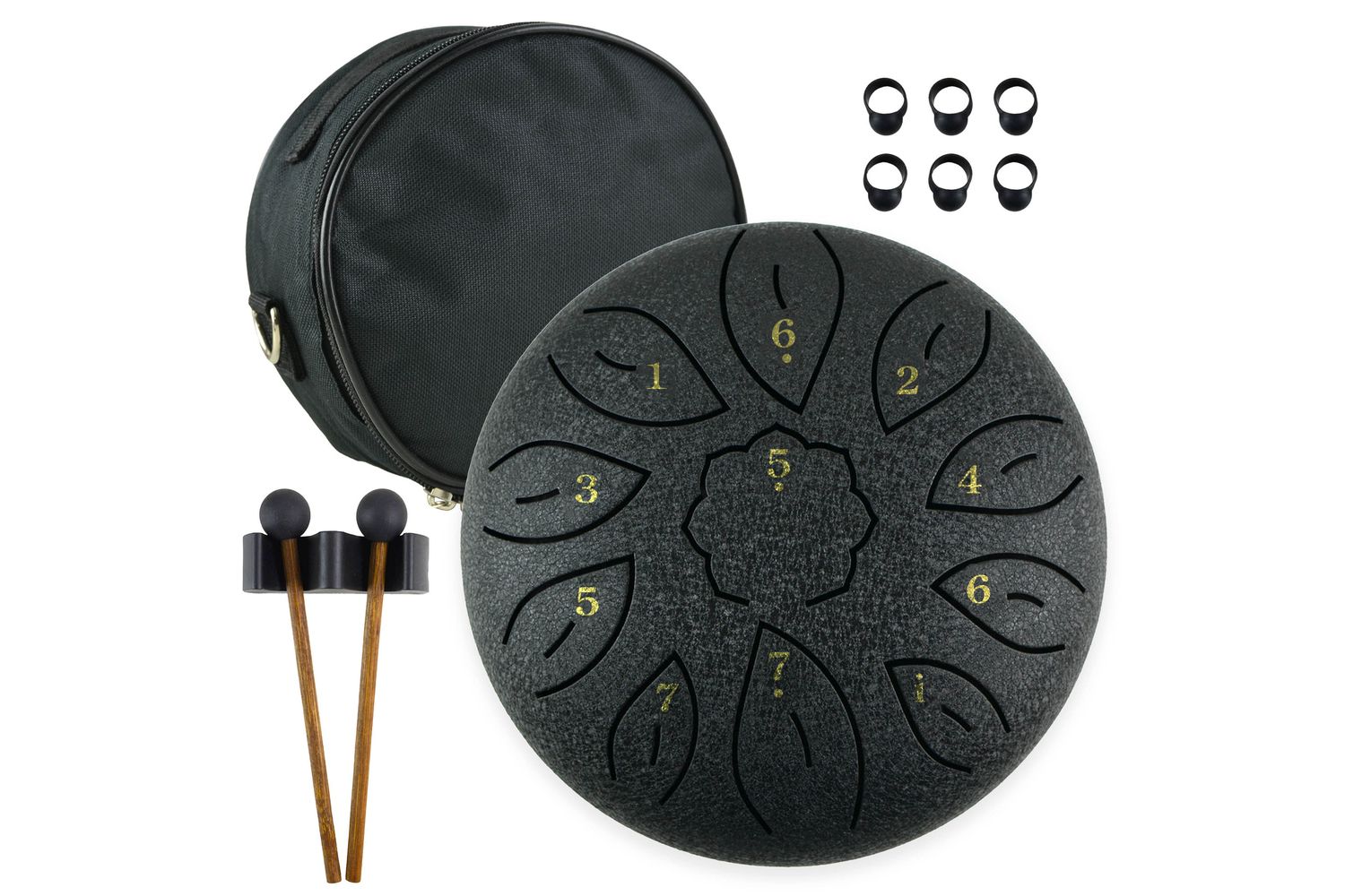 A-star 6 Inch Tongue Drum - Black