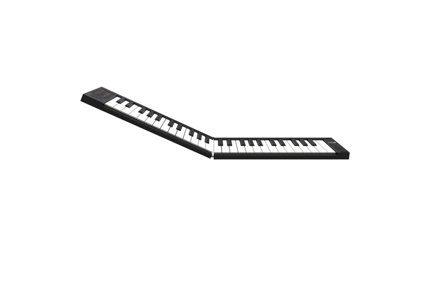 Carry-on 49 Key Touch Sensitive Folding Piano - Black